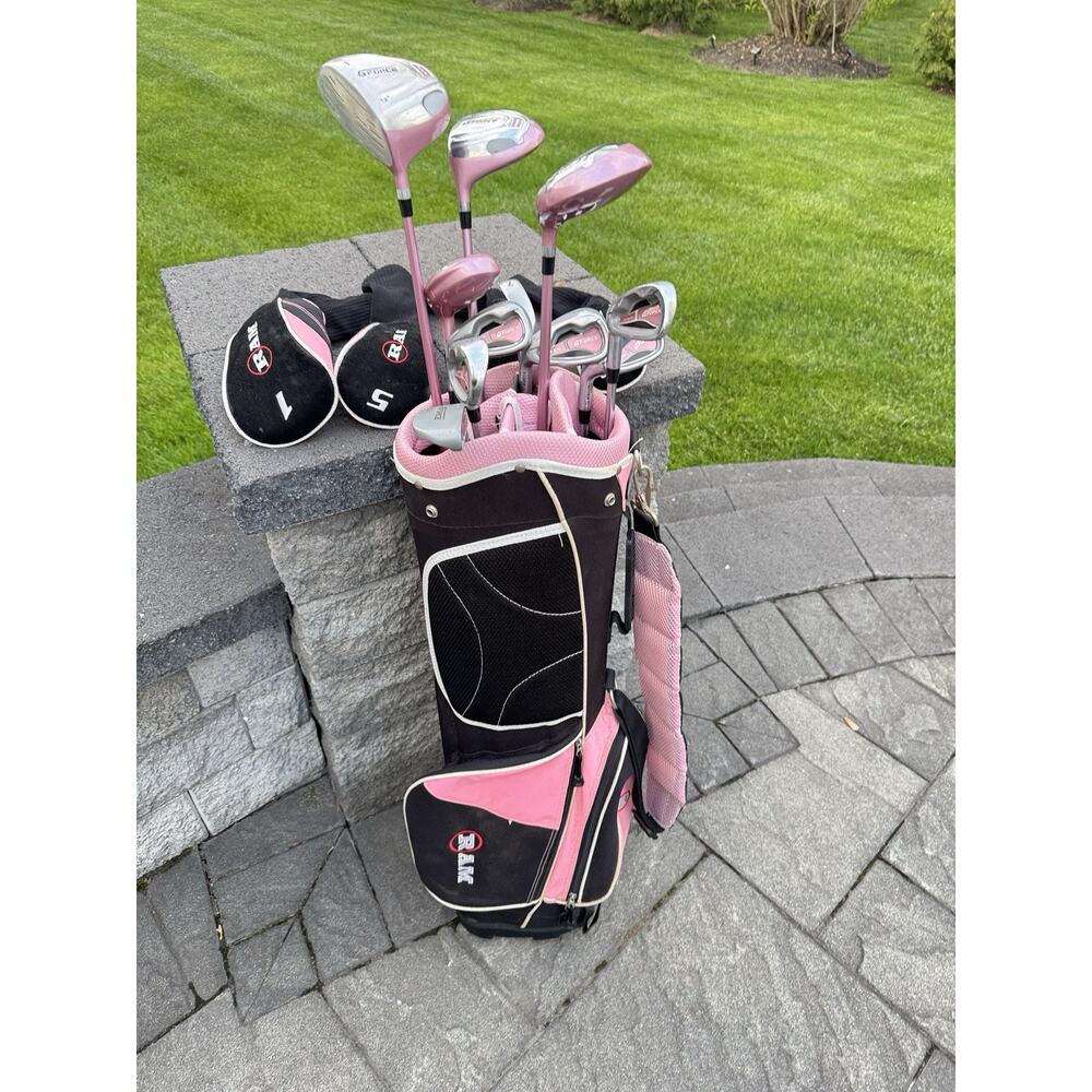 RAM G-Force Women’s Golf Clubs Set 11 Clubs & Bag ~Left Handed